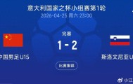 乐鱼leyu-1-2憾负！U15国足不敌斯洛文尼亚，半场反差揭露青训短板|中国男足|比赛|素材|小将|球员_新浪体育_新浪新闻